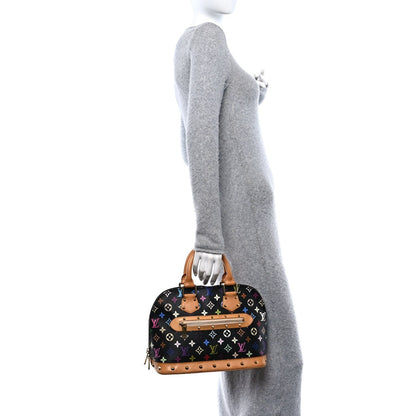 Louis Vuitton Monogram Multicolor Alma Black 2 of 7