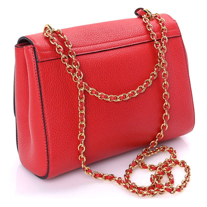 Mulberry Small Classic Grain Calfskin Small Lily Ruby Red 2 of 7