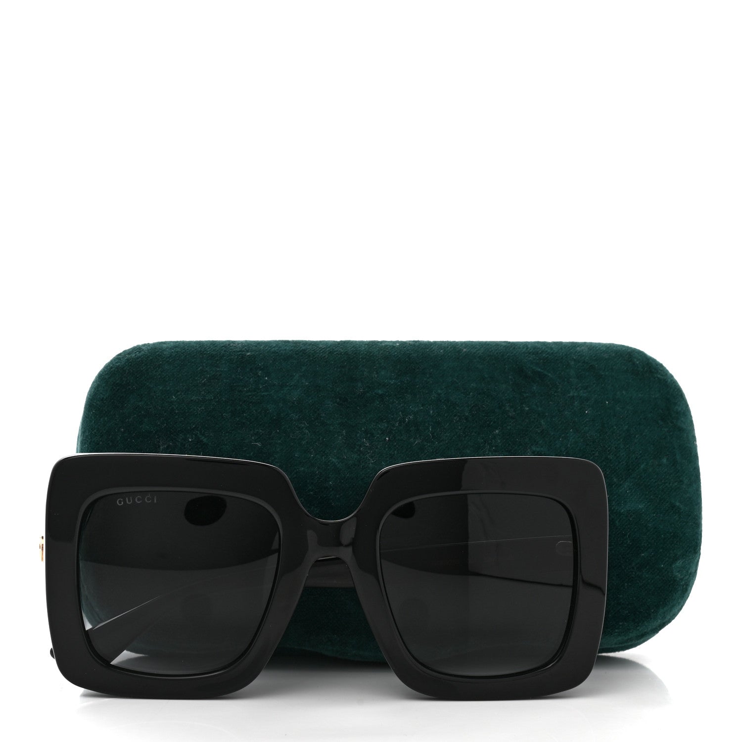 Gucci Acetate Oversize Sunglasses GG0328S Black 9 of 9