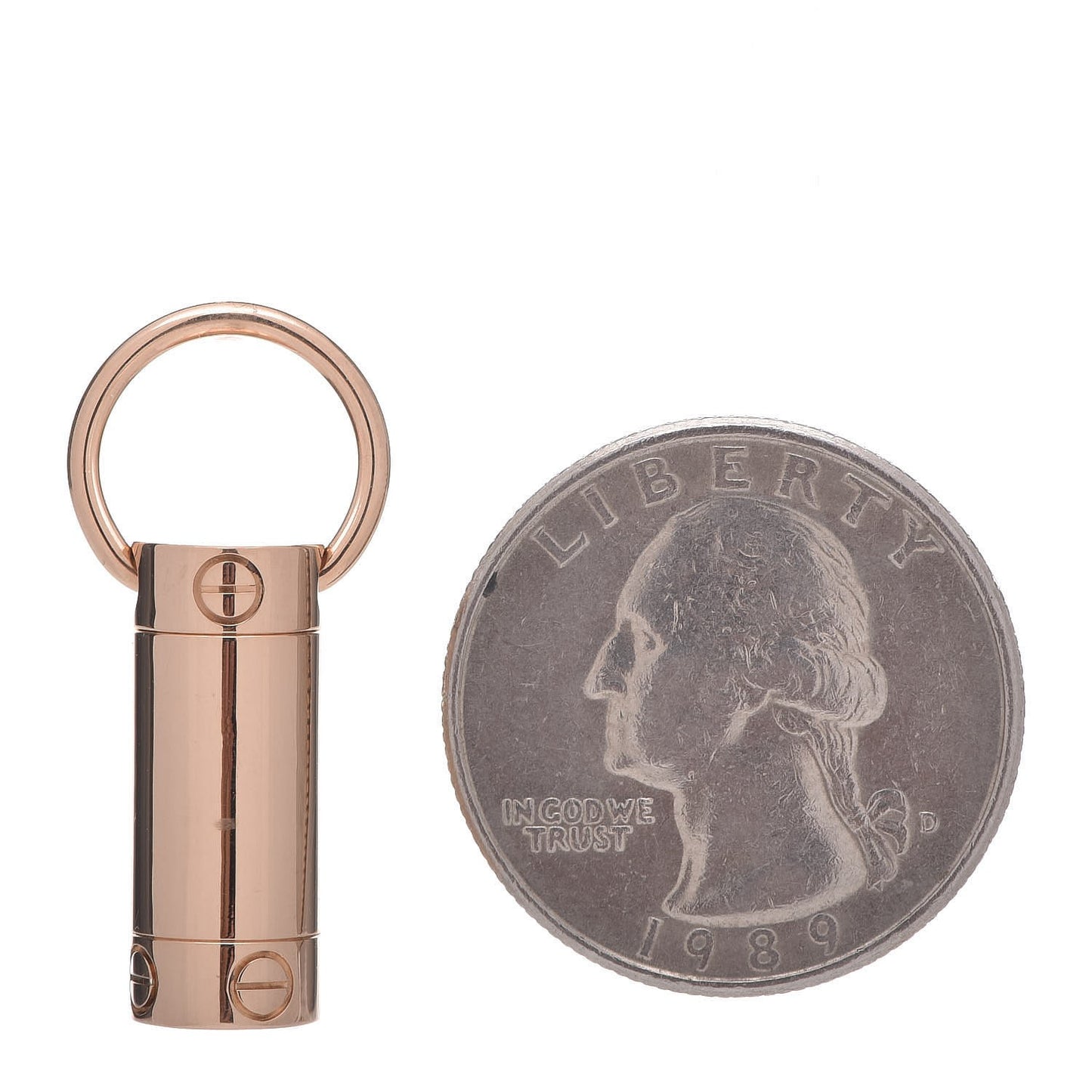 18K Pink Gold LOVE Screwdriver Pendant