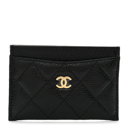 Chanel Caviar Quilted Card Holder Black 1 of 9