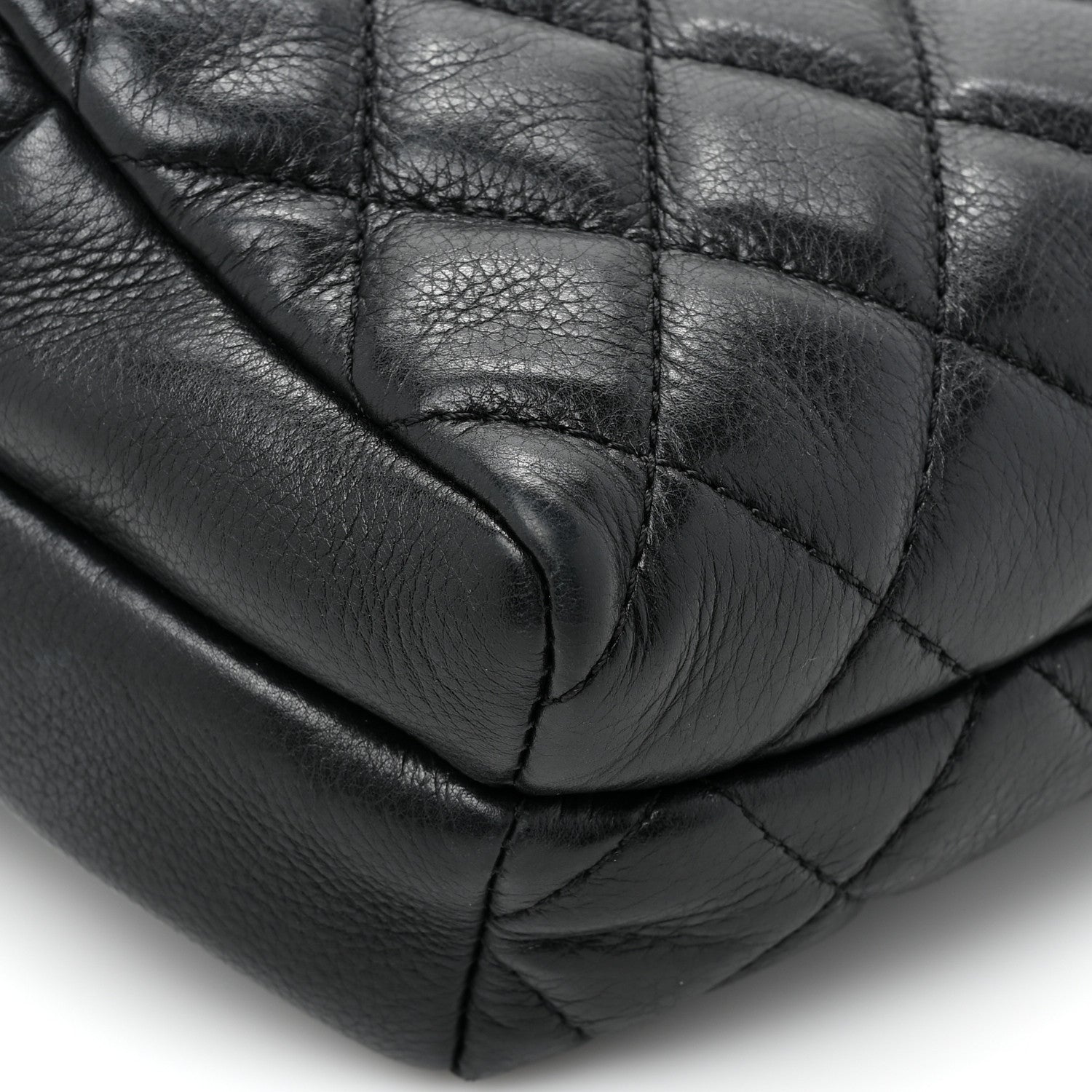 Chanel Calfskin Quilted Waist Bag Black 12 of 17