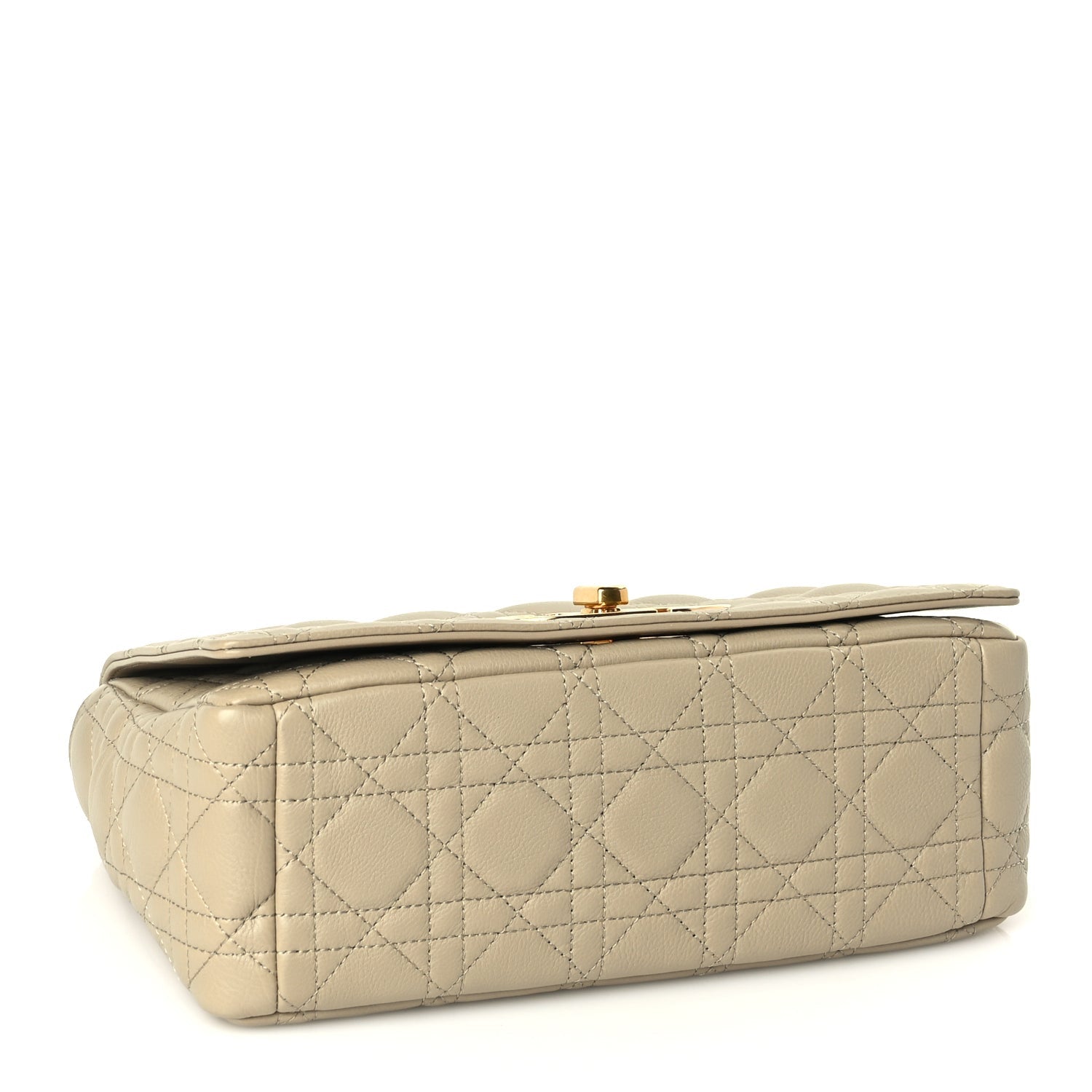 Christian Dior Supple Calfskin Cannage Medium Caro Bag Beige 5 of 16