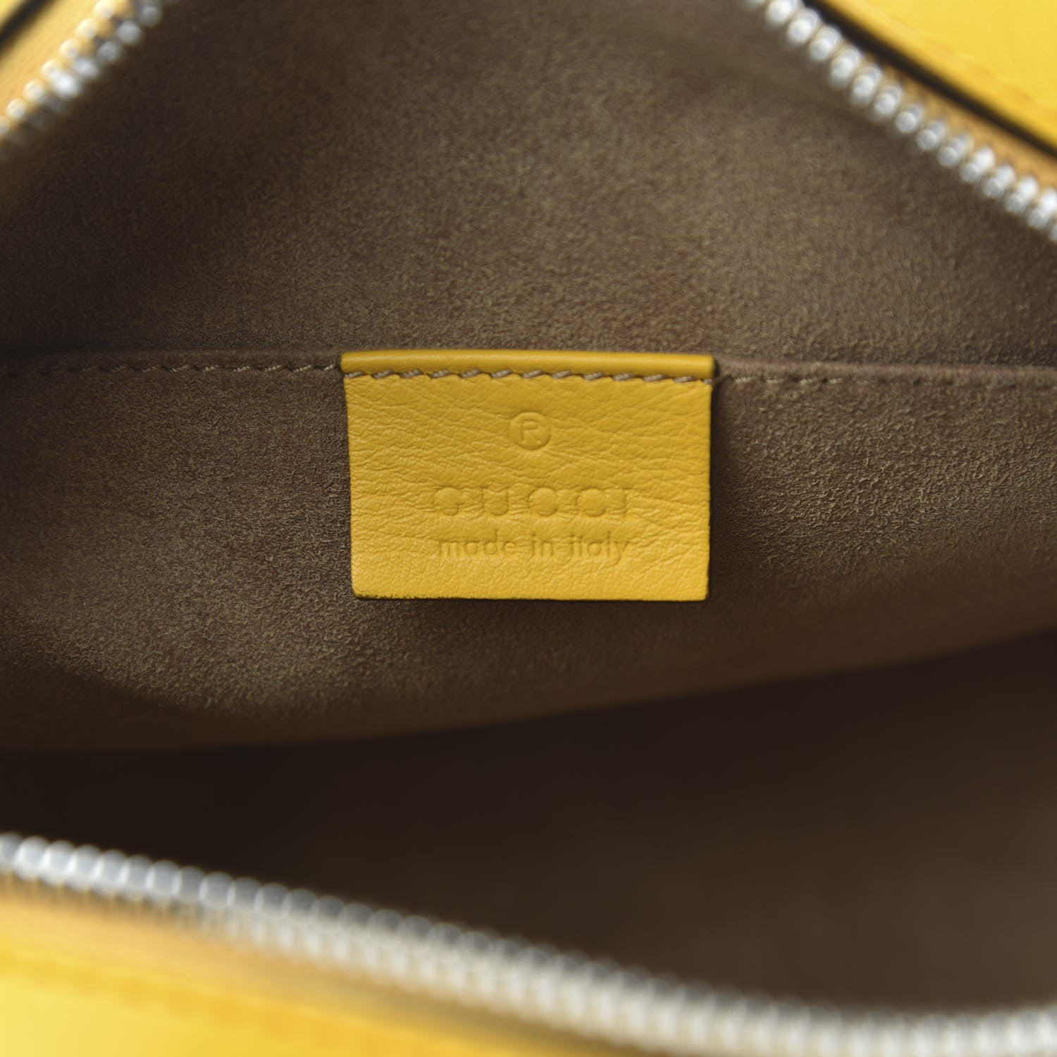 Gucci GG Supreme Monogram Arabesque Mini Chain Shoulder Bag Beige Yellow 6 of 11