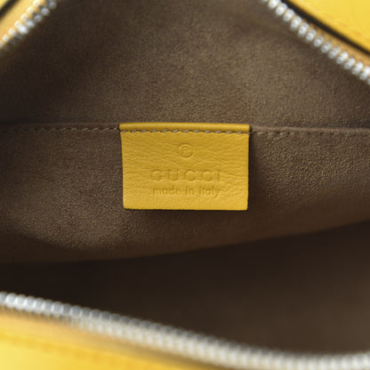 Gucci GG Supreme Monogram Arabesque Mini Chain Shoulder Bag Beige Yellow 6 of 11