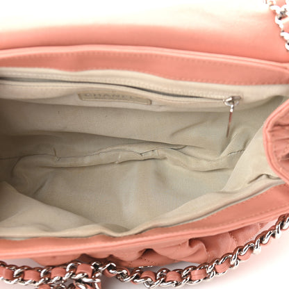 Chanel Washed Lambskin Quilted Medium Chain Around Flap Pink 4 of 8