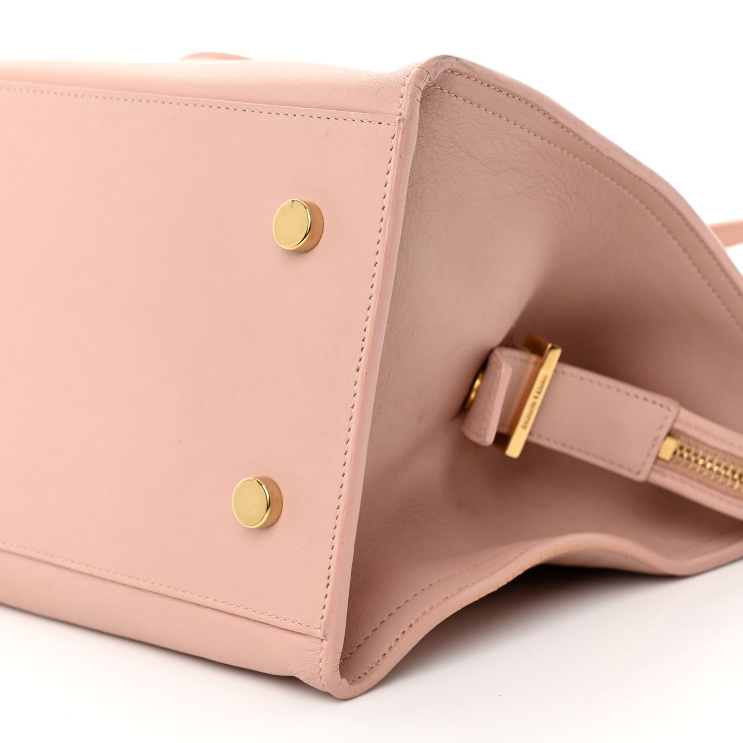 Saint Laurent Calfskin Monogram Small Cabas Pale Blush 10 of 17