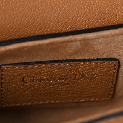 Christian Dior Goatskin Micro Saddle Bag  Camello 5 of 7