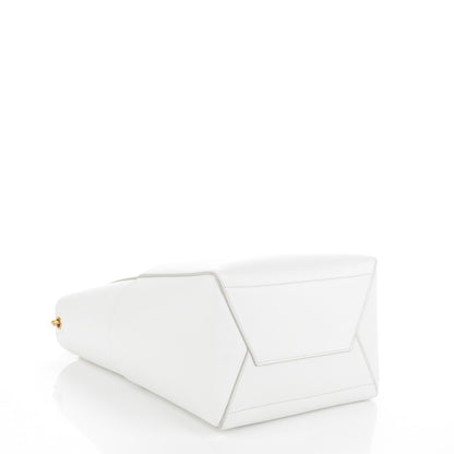 Celine Soft Grained Calfskin Sangle Bucket Bag White 4 of 7