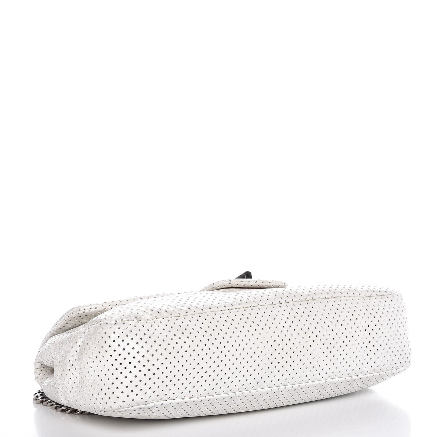 Lambskin Perforated Drill Flap White