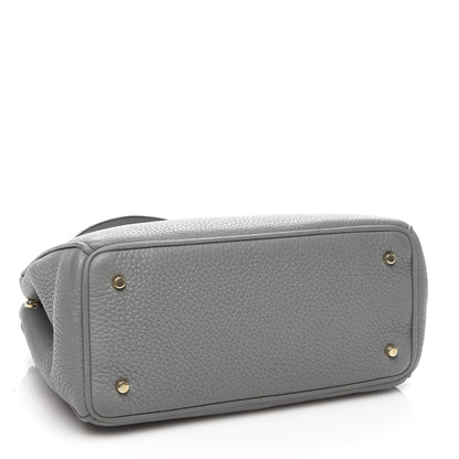 Christian Dior Bullcalf Mini Diorissimo Tote Gris 4 of 10