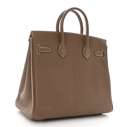Hermes Chevre De Coromandel HAC Birkin 32 Etoupe 3 of 12