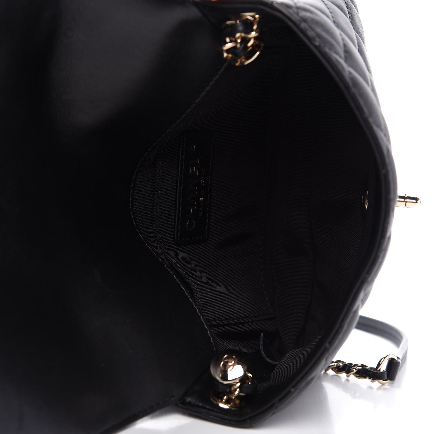 Lambskin Quilted Side Packs Black