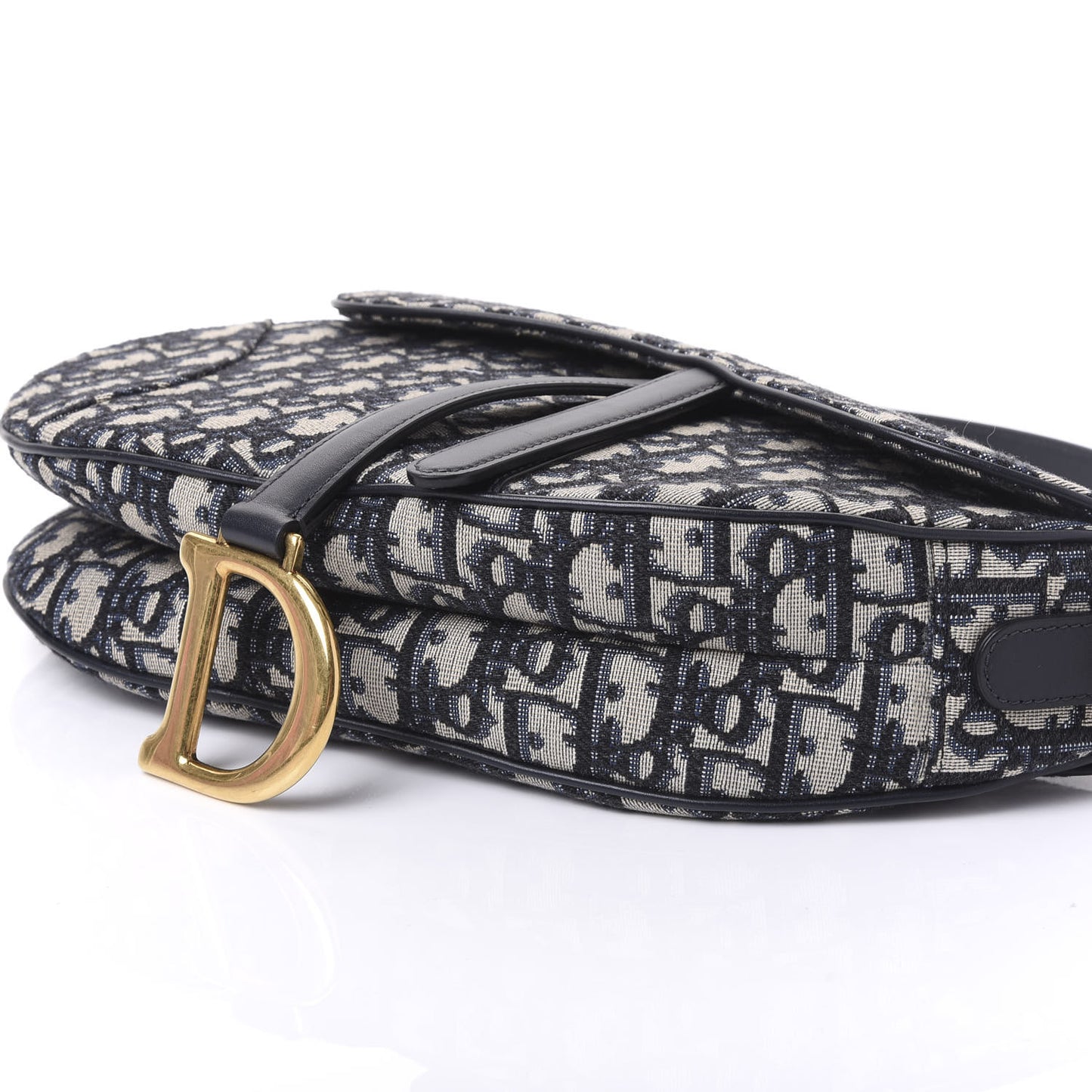 Oblique Saddle Bag Blue