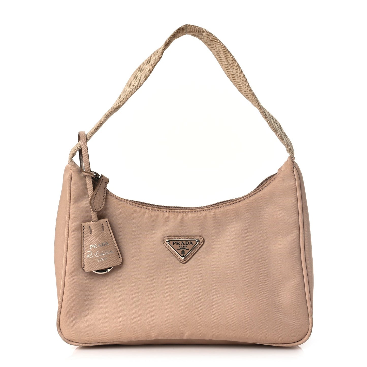 Re-Nylon Saffiano Re-Edition 2000 Bag Cammeo