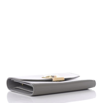 Celine Shiny Smooth Calfskin C Wallet Grey 3 of 9