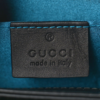 Gucci Suede Patent GG Web Small Ophidia Chain Shoulder Bag Black 6 of 10