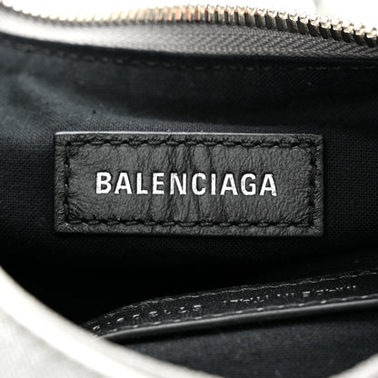 Balenciaga Sparkling Fabric Le Cagole Shoulder Bag XS Silver 6 of 10