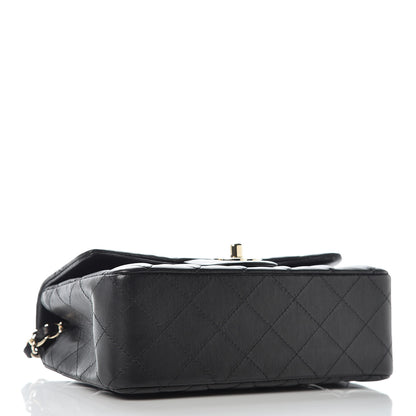 Chanel Lambskin Quilted Mini Rectangular Flap Black 4 of 10