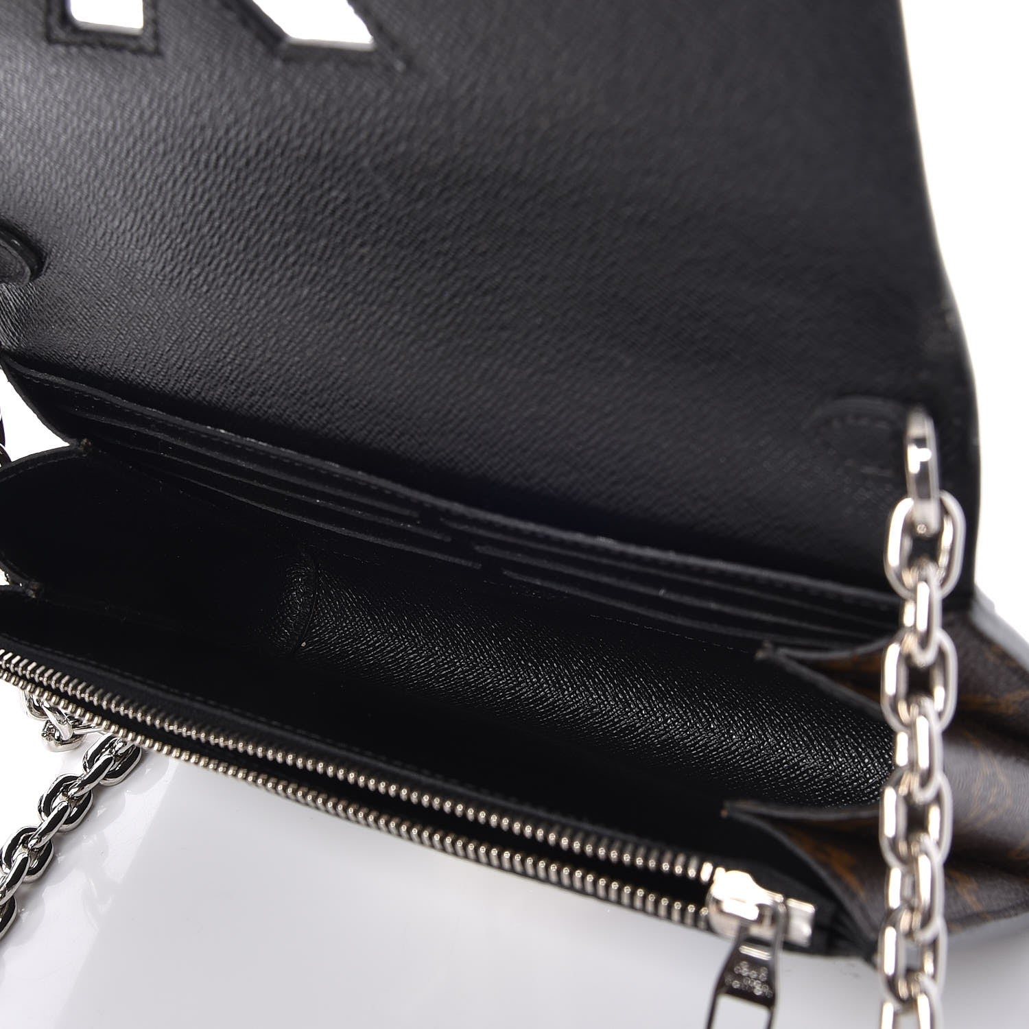 Louis Vuitton Monogram Stripe Twist Chain Wallet 5 of 8