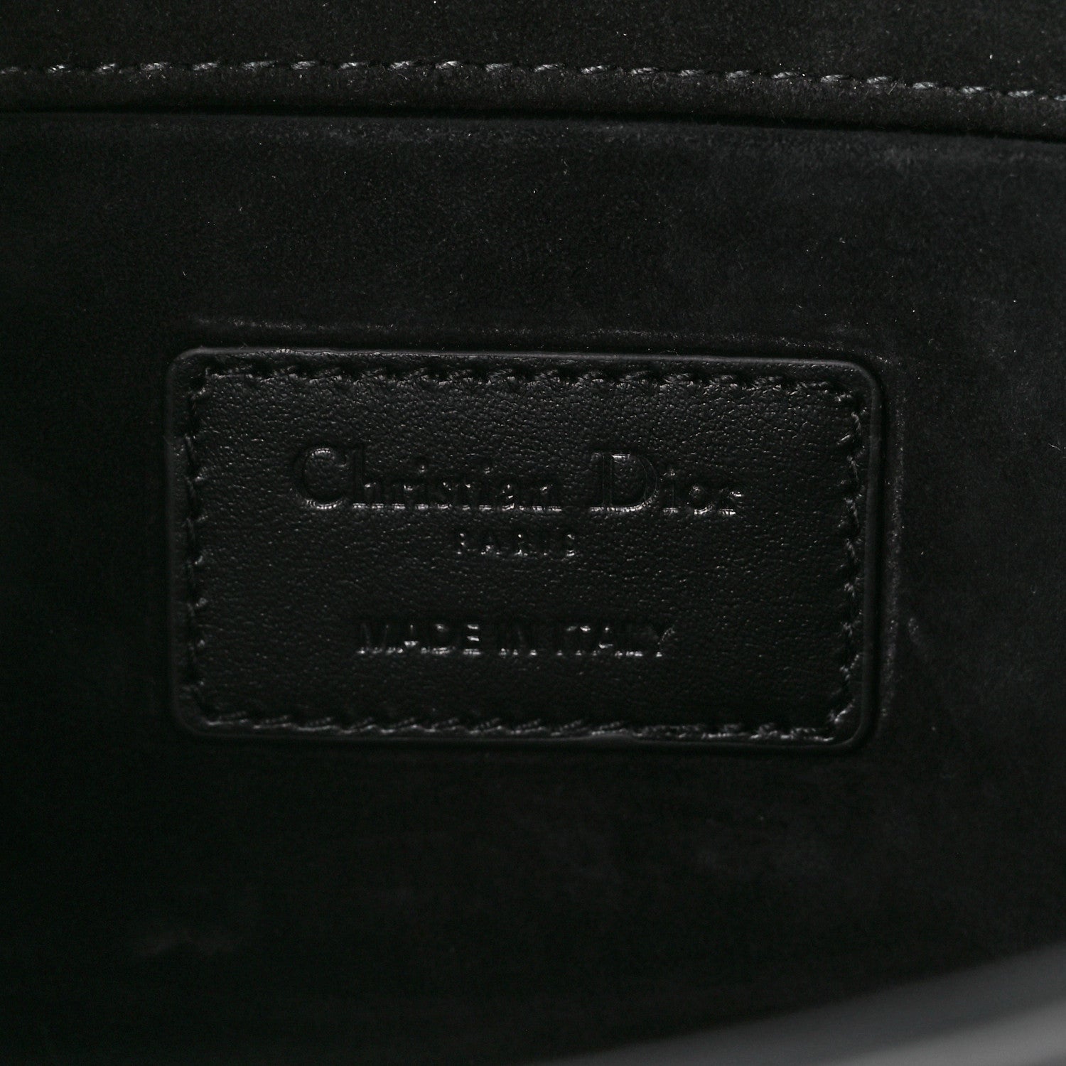 Christian Dior Calfskin Cannage Diamond Medium Lady D-Joy Black 6 of 11