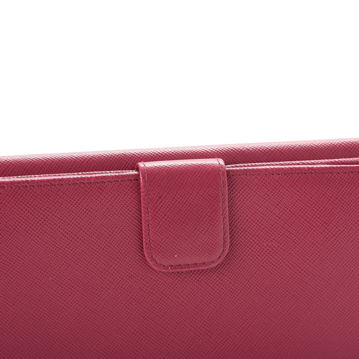 Saffiano Metal Continental Flap Wallet Peonia