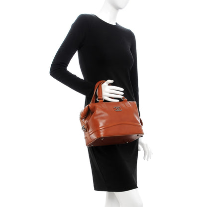 Chanel Calfskin CC Bowler Light Brown 2 of 10