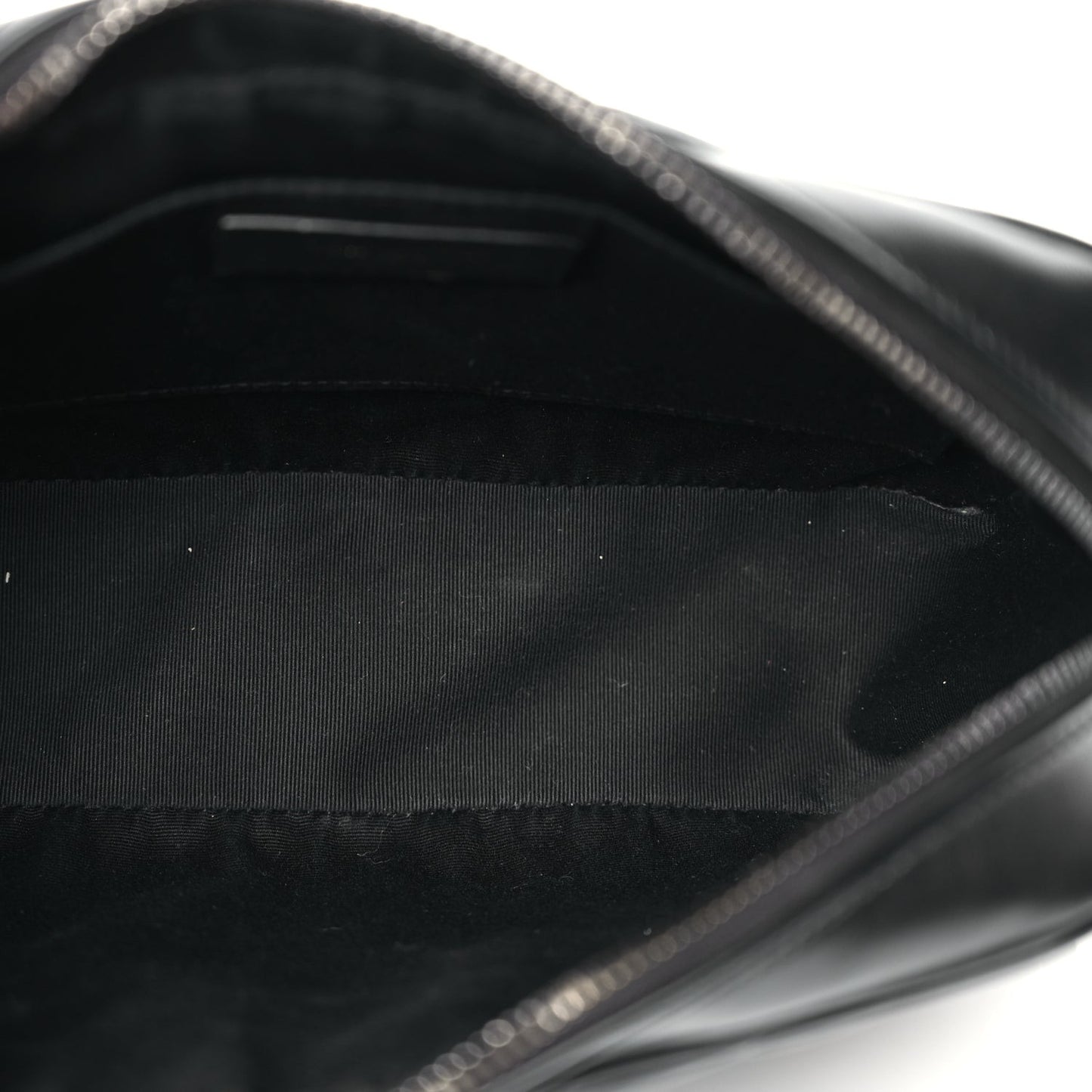 Calfskin Matelasse Monogram Monochrome Lou Camera Bag Black