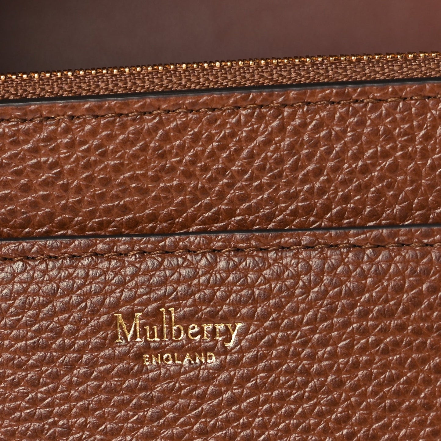 Small Classic Grain Calfskin Small Darley  Oak