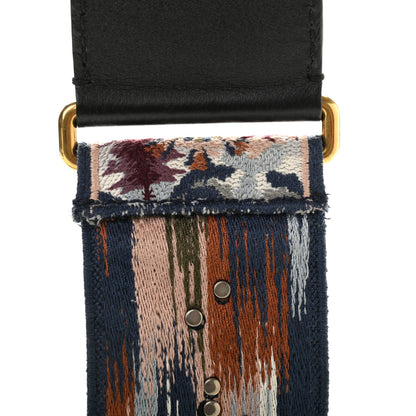 Christian Dior Canvas Embroidered Studded KaleiDiorscopic Shoulder Strap Multicolor 11 of 11