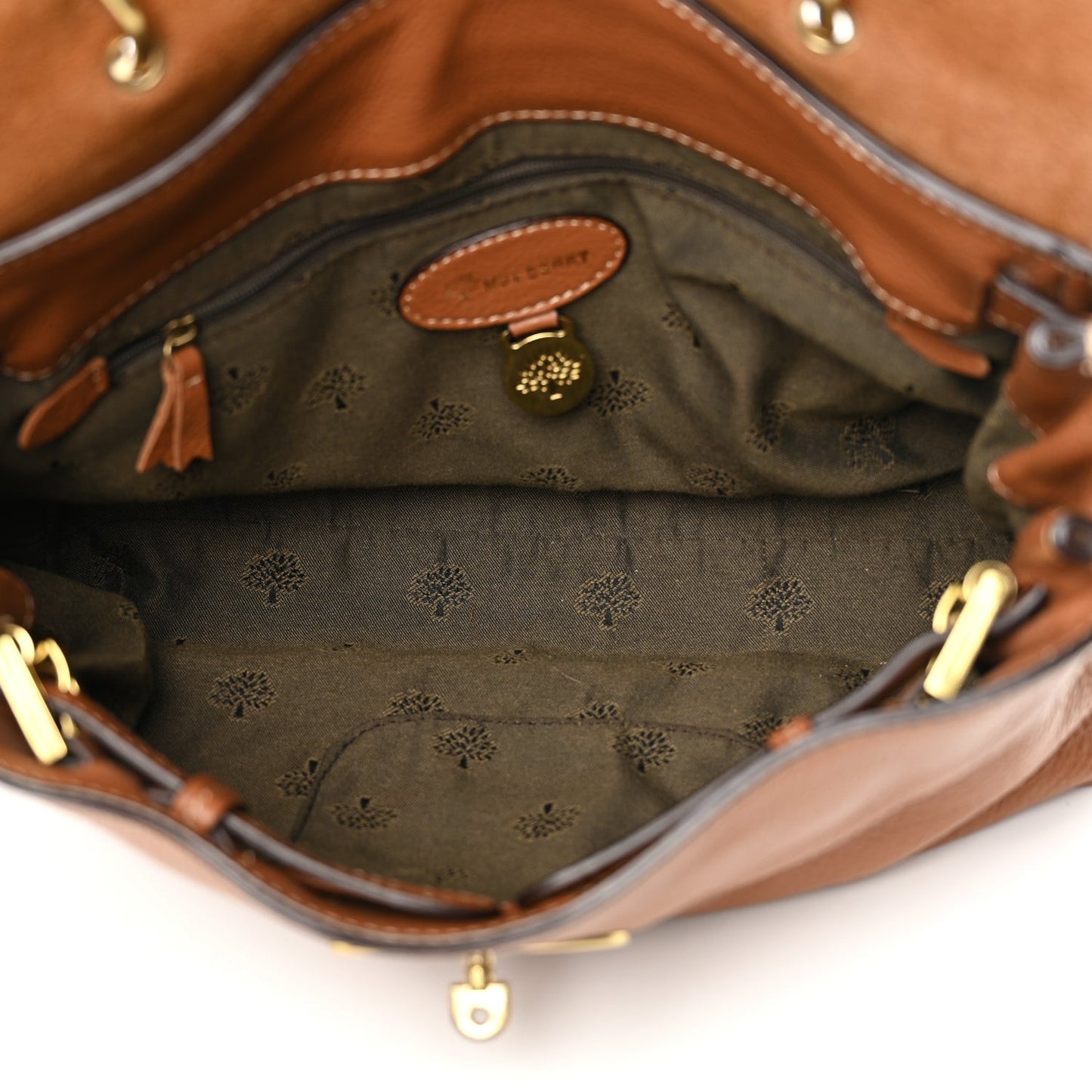 Grained Calfskin Oversized Edie Oak Oak