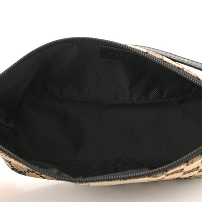 Gucci Monogram Web Boat Pochette Black 5 of 15