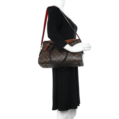 Louis Vuitton Monogram Tuileries Caramel Rouge 2 of 14