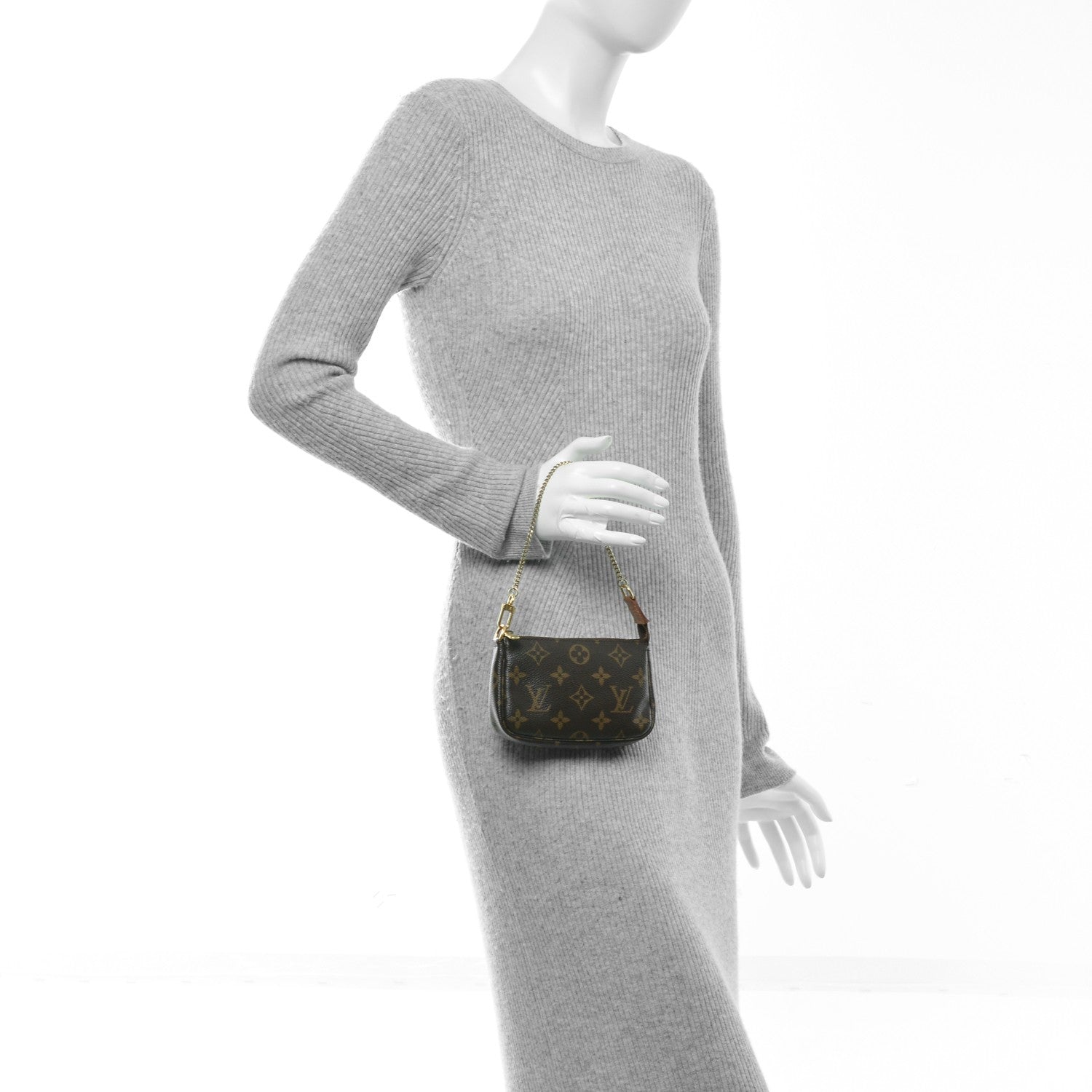 Louis Vuitton Monogram Mini Pochette Accessories 2 of 7