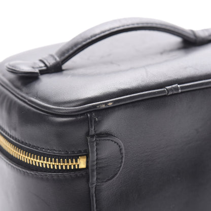 Chanel Lambskin Vanity Cosmetic Case Black 11 of 13