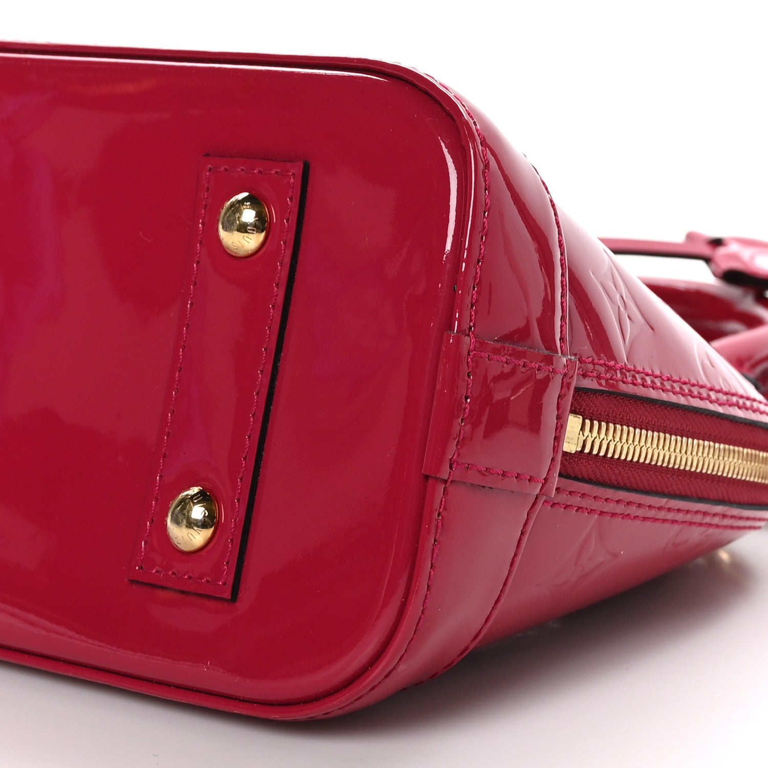 Louis Vuitton LOUIS VUITTON Vernis Alma BB Rose Indien 8 of 8