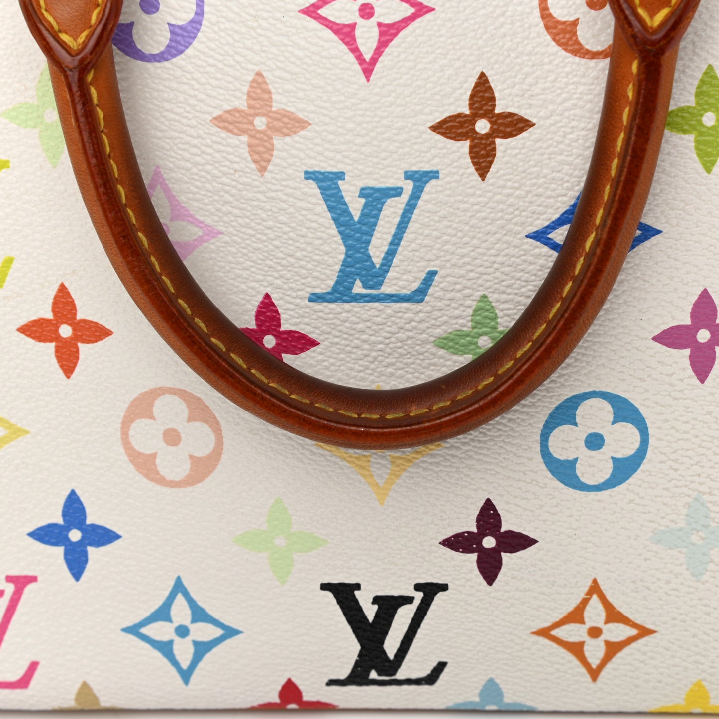 Monogram Multicolor Trouville White
