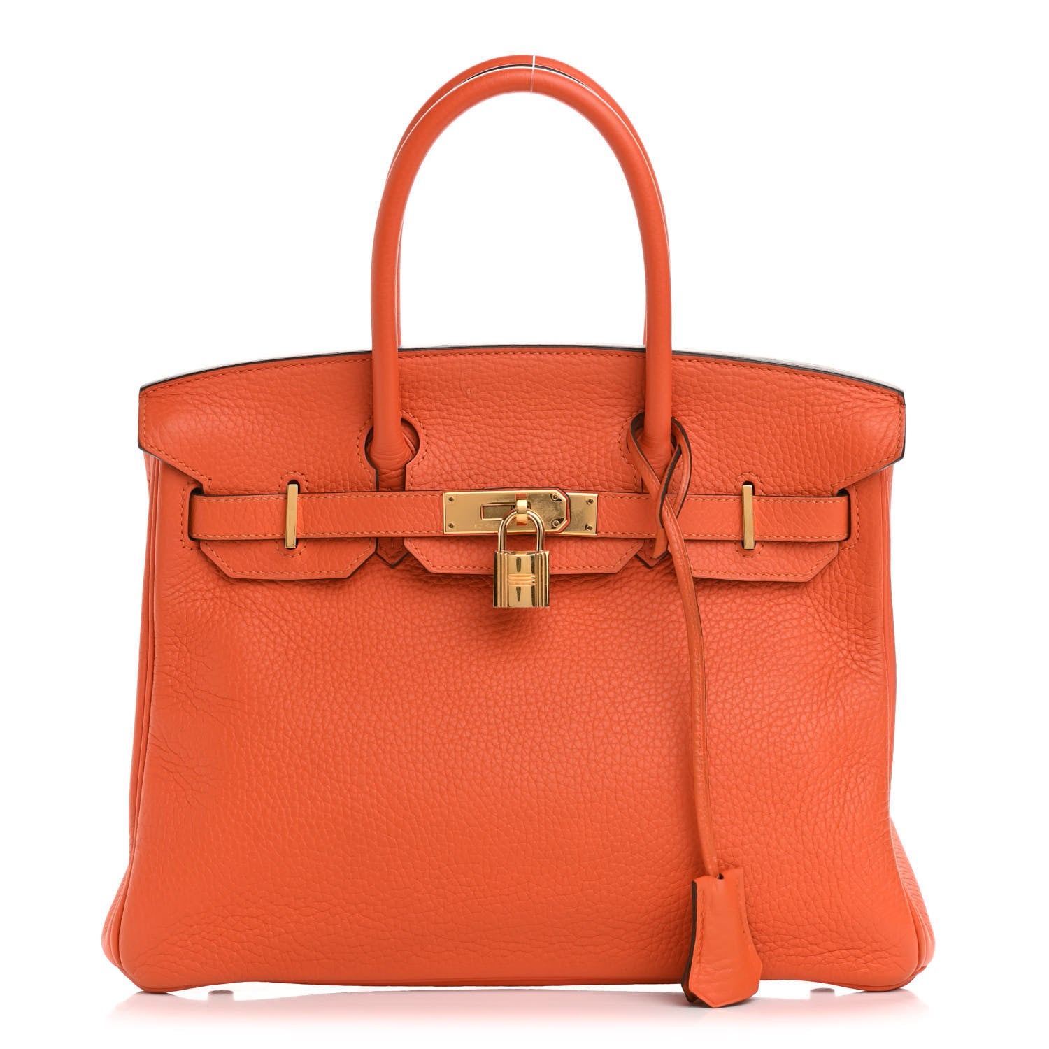 Hermes Taurillon Clemence Birkin 30 Feu 1 of 10