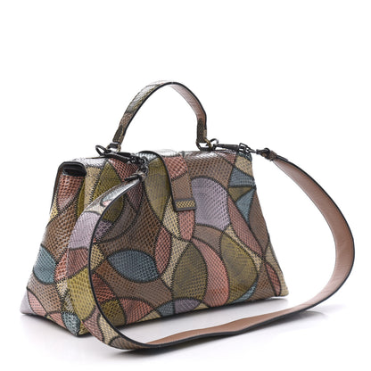 Bottega Veneta Ayers Patchwork Medium Piazza Bag Multicolor 4 of 10