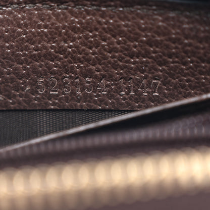 Gucci GG Supreme Monogram Web Ophidia Zip Around Wallet Brown 7 of 7