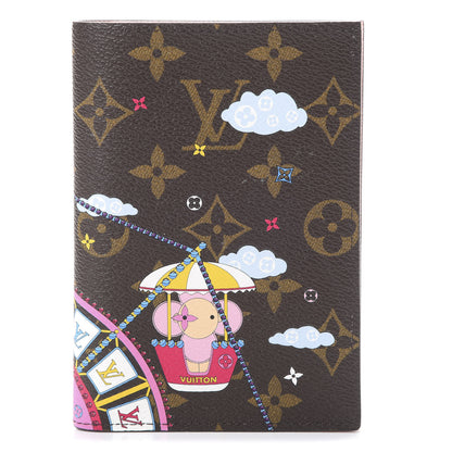 Louis Vuitton Monogram 2020 Christmas Animation Big Wheel Passport Cover Rose Ballerine 1 of 6