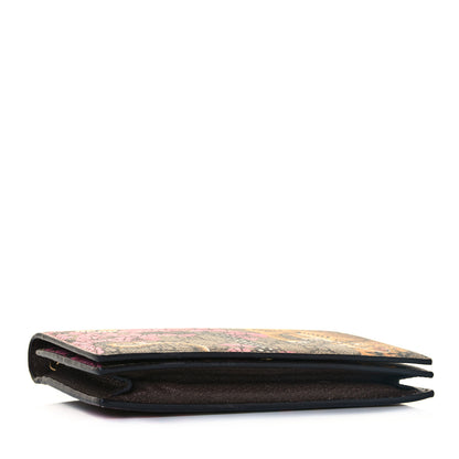 Gucci GG Supreme Monogram Bengal Chain Wallet Beige Pink 4 of 9