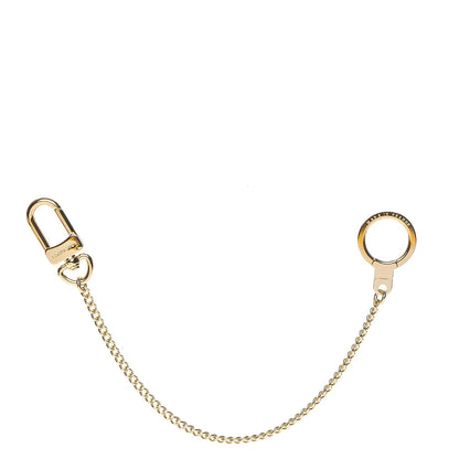 Louis Vuitton Metal Pochette Extender Key Ring Chain Gold 1 of 4