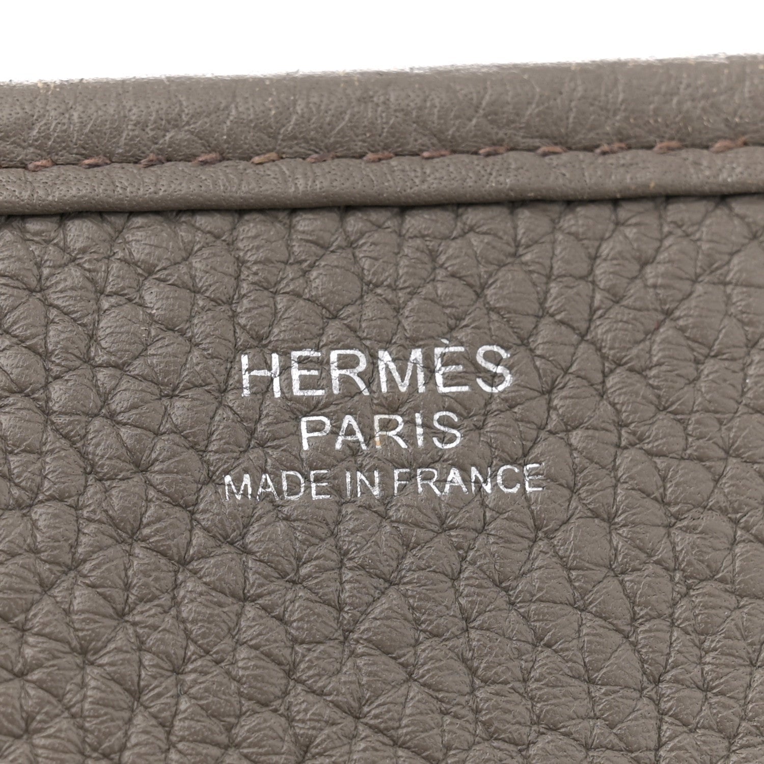 Hermes Taurillon Clemence Evelyne III PM Etain 6 of 7