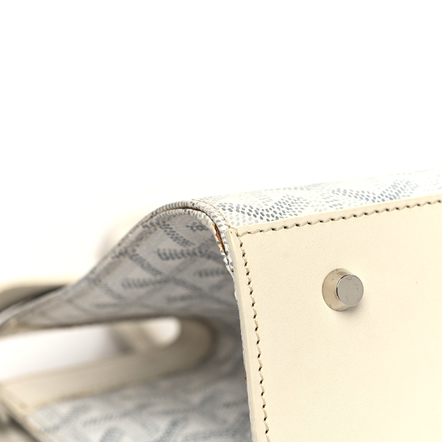 Goyard Goyardine Jersey PM Bag White 8 of 17