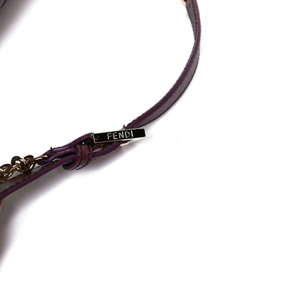 Fendi Vitello Acqua Maxi Baguette Shoulder Bag Malva 13 of 25