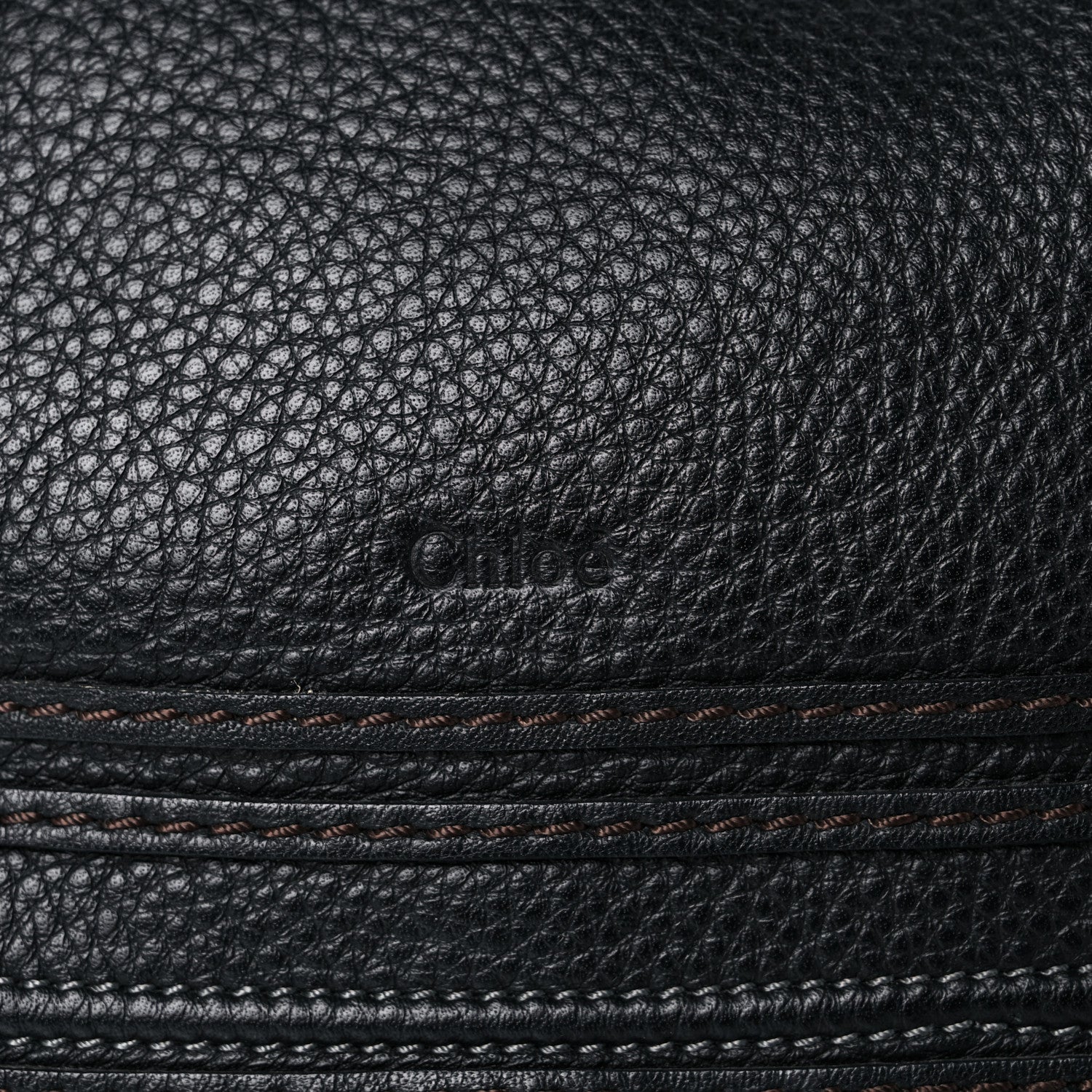 Chloe Calfskin Large Marcie Satchel Black 7 of 14