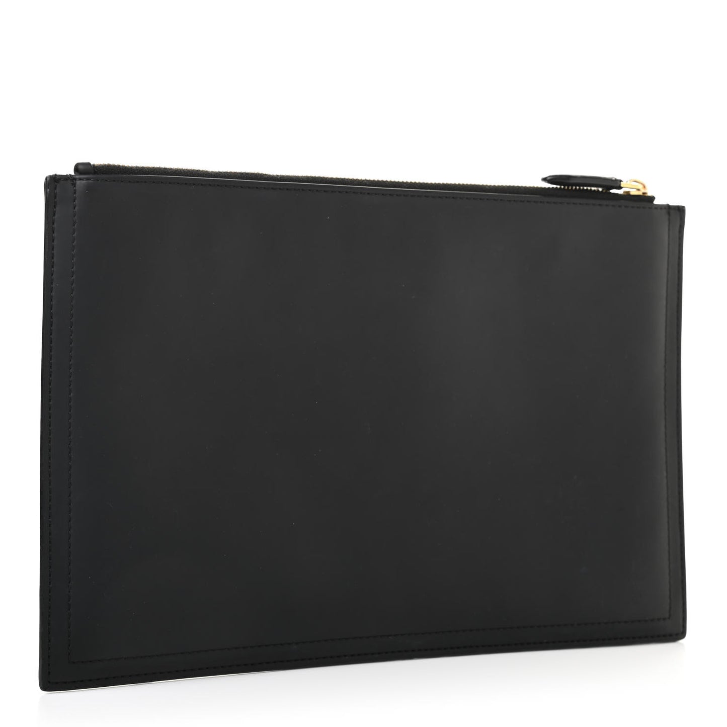 Sugar Goatskin Medium Antigona Pouch Black