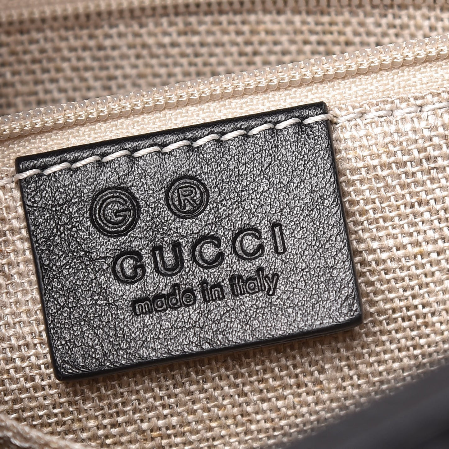 Microguccissima Shoulder Bag Black