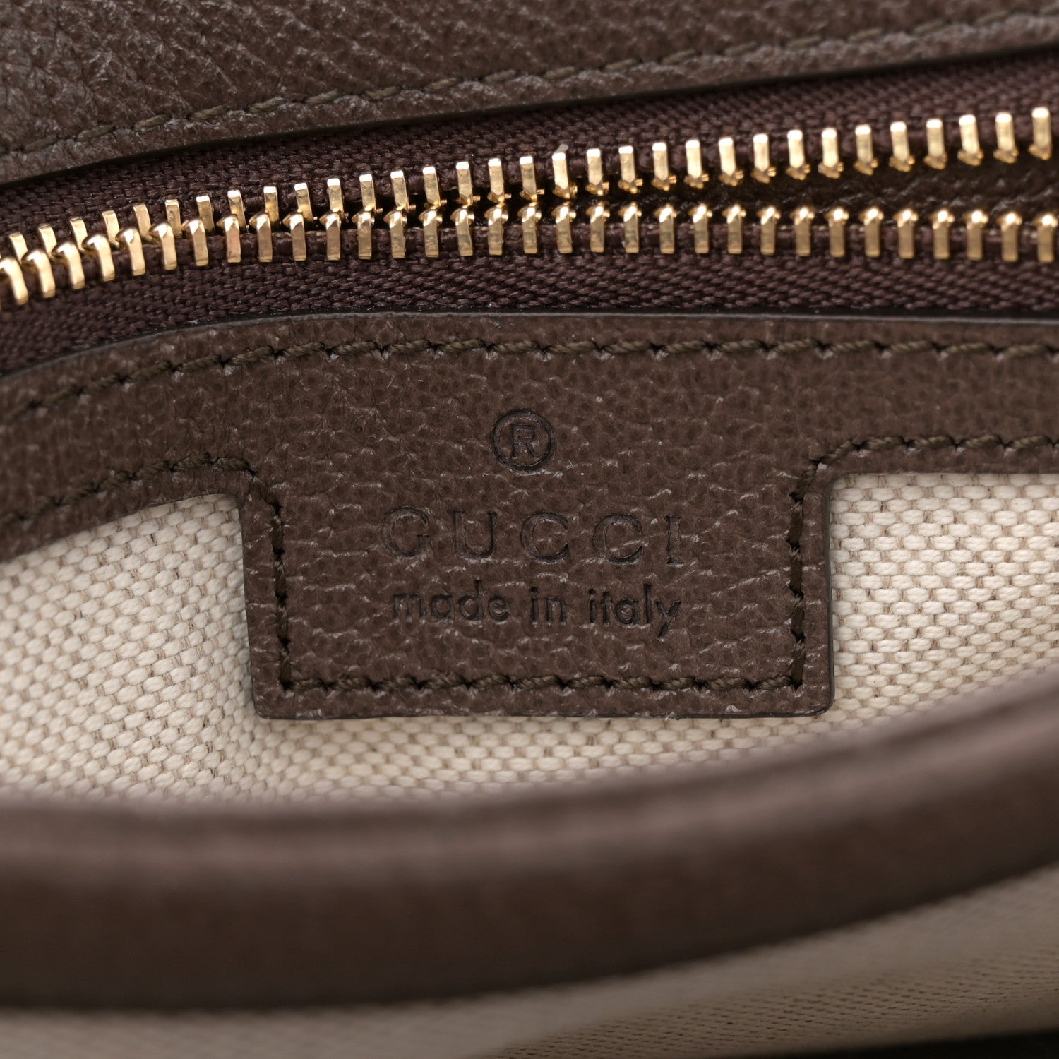 Gucci GG Supreme Monogram Textured Dollar Calfskin Web Medium Blondie Top Handle Shoulder Flap Bag Beige Ebony New Acero 6 of 7